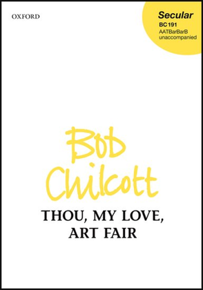 Book cover for Thou, my love, art fair