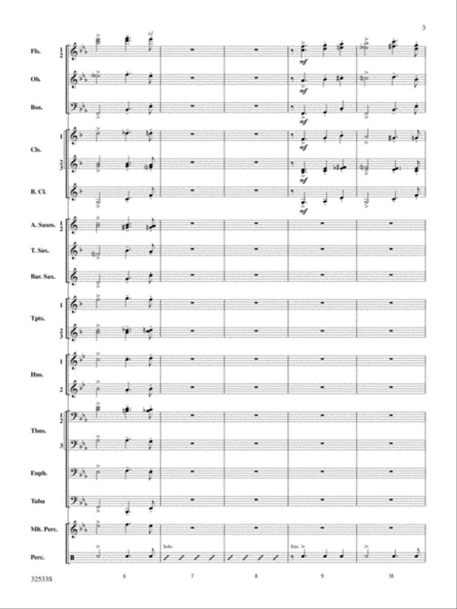Cute: Score Concert Band scores gallery preview page 3