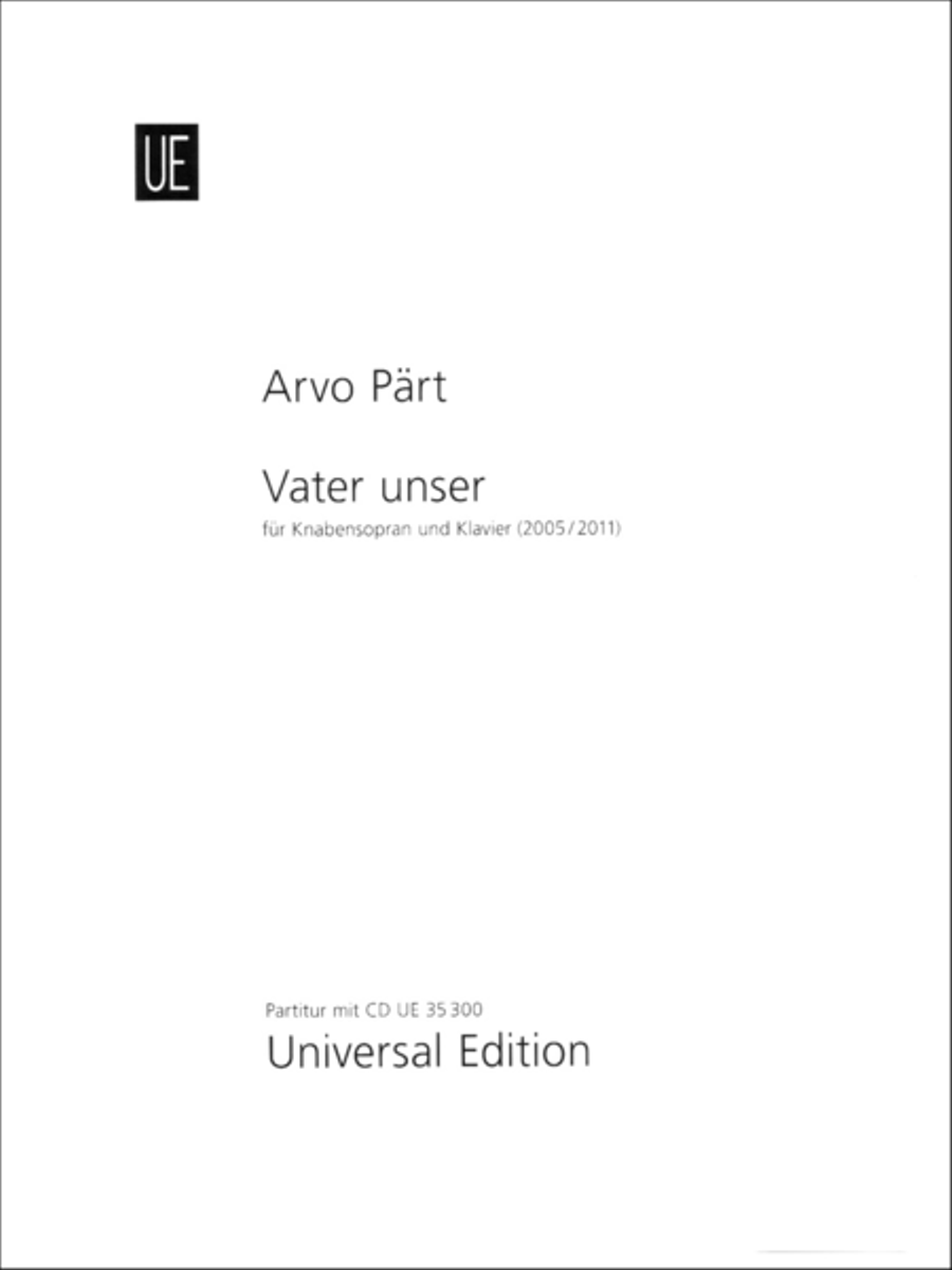 Vater Unser Vater Unser Chamber Music scores gallery preview page 1