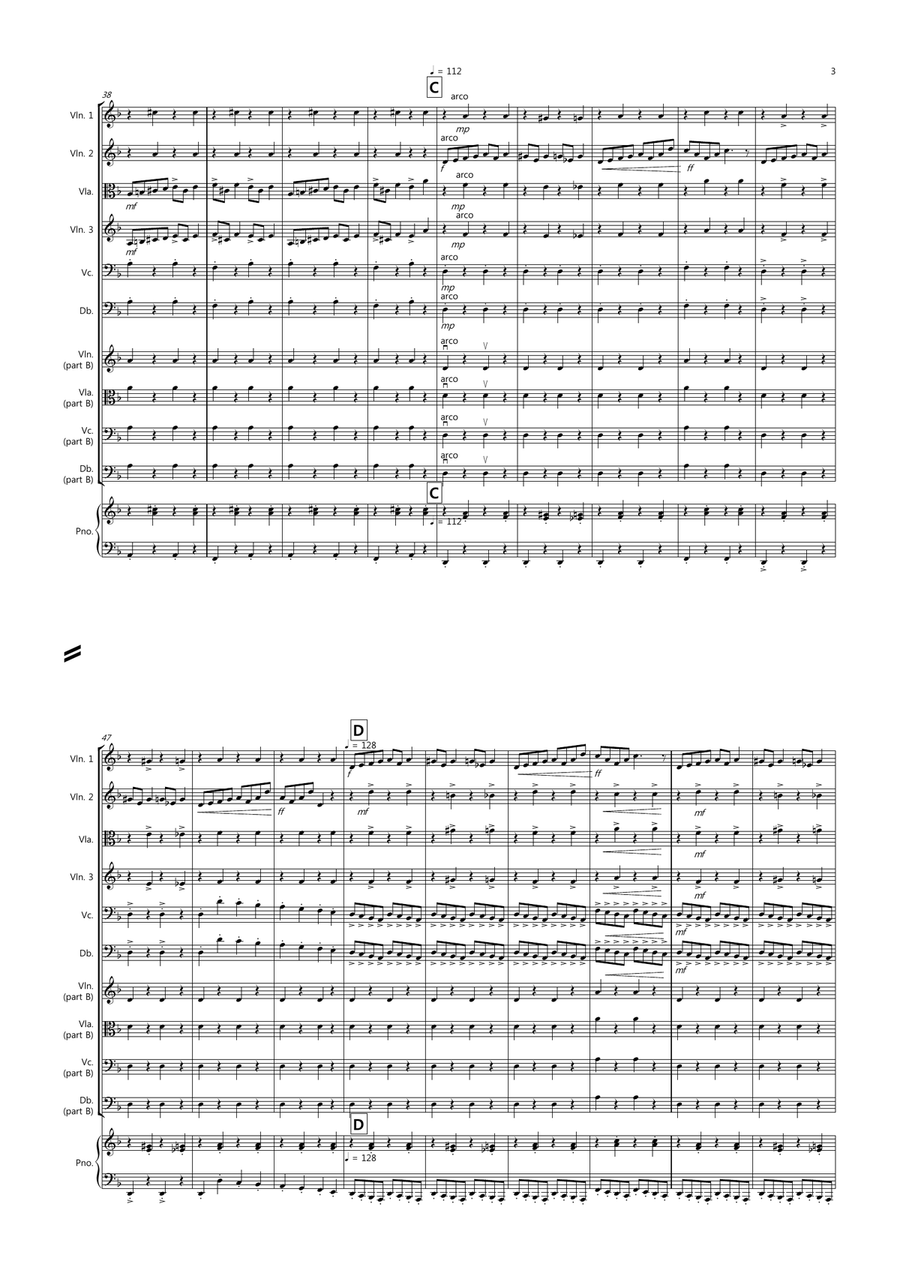 In the Hall of the Mountain King for Beginner and Advanced String Orchestra String Orchestra scores gallery preview page 3