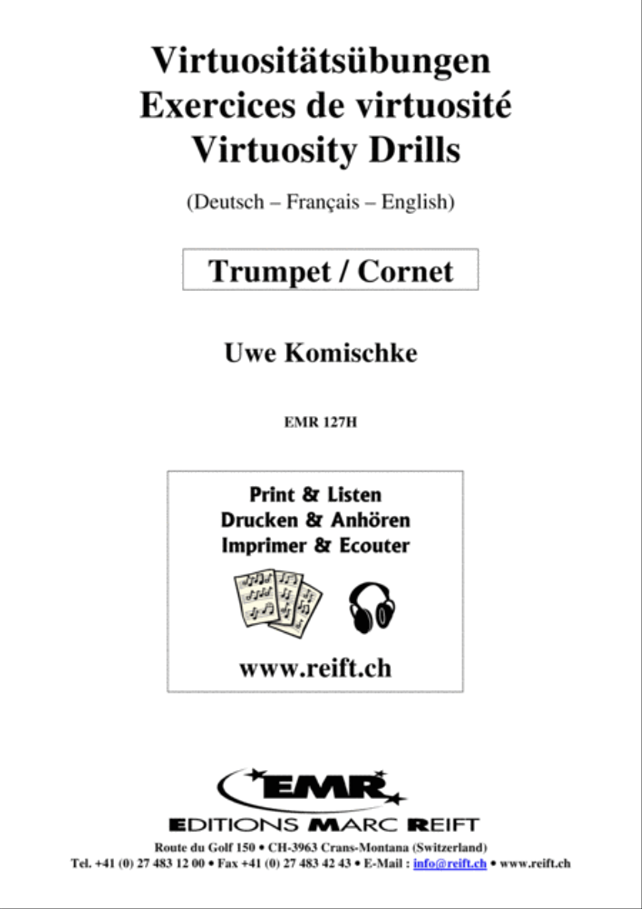 Virtuositatsubungen / Exercices de virtuosite / Virtuosity Drills