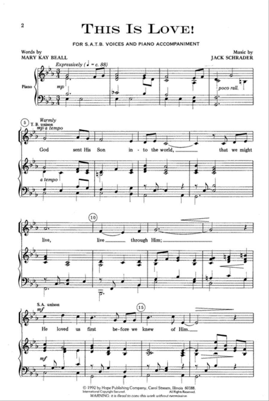 This Is Love This Is Love 4-Part scores gallery preview page 2