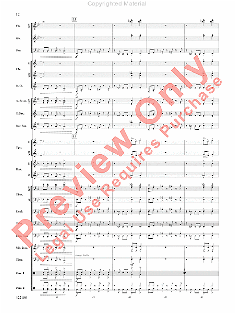Tower of Power Greatest Hits Concert Band scores gallery preview page 11