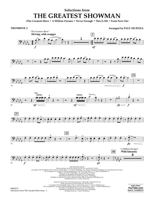 Selections from The Greatest Showman (arr. Paul Murtha) - Trombone 2