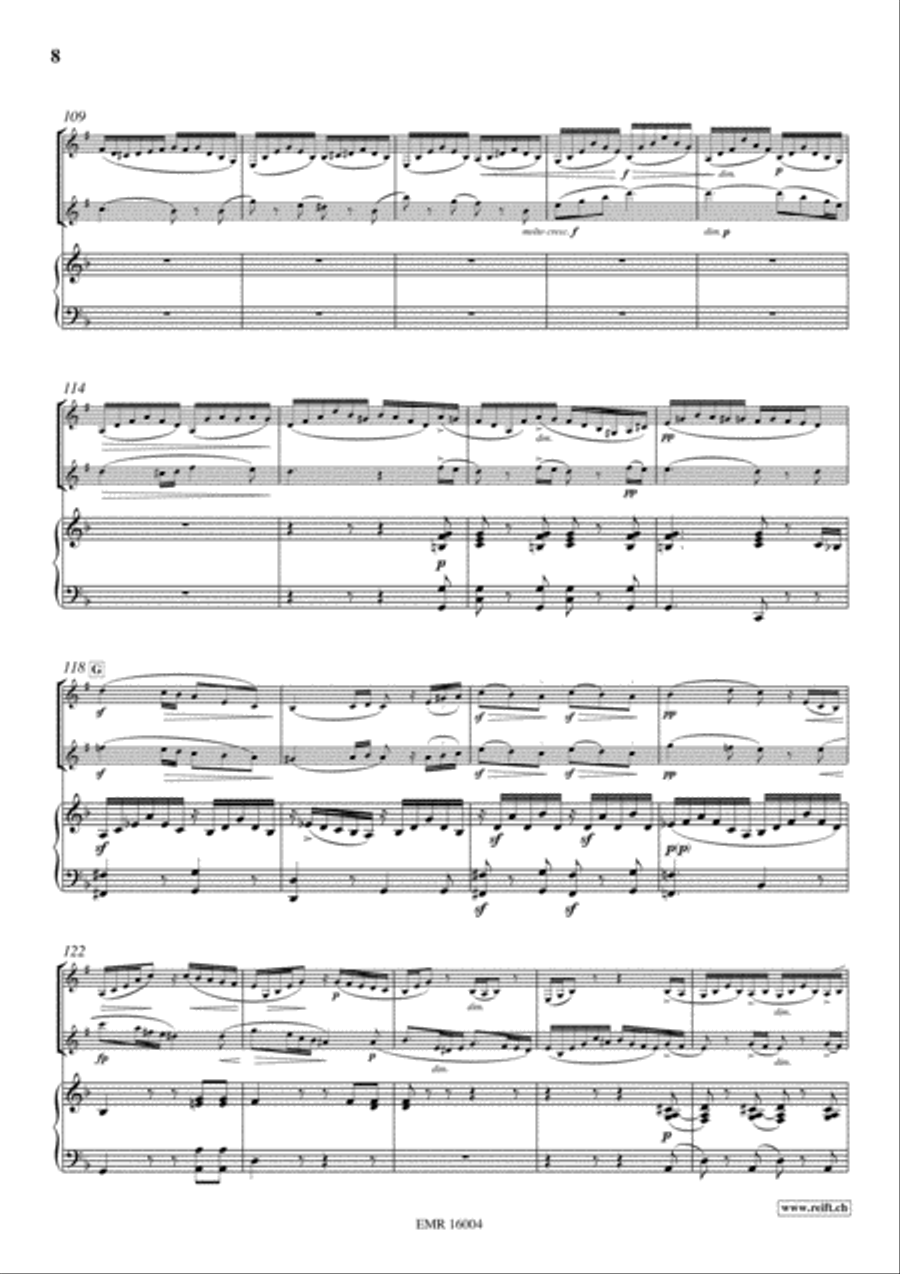 Concertpiece No. 2 Clarinet Duet scores gallery preview page 10
