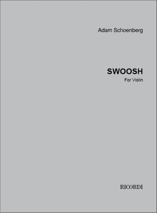 Book cover for Swoosh for Violin