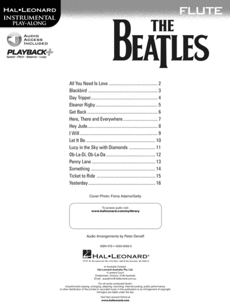The Beatles – Instrumental Play-Along image number null