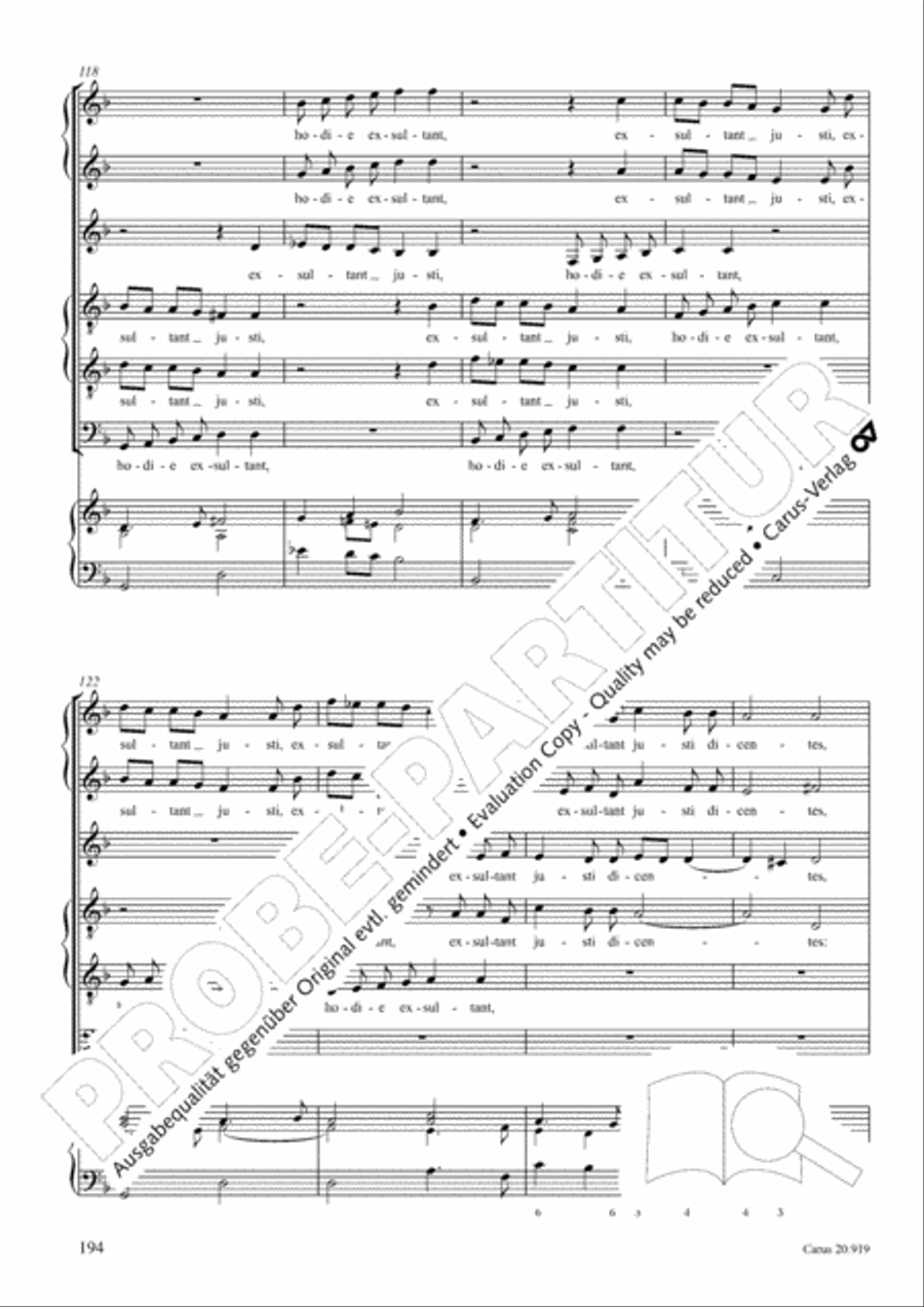 Opera varia I. Works with 1-7 parts (Complete edition, vol. 19) [Werke mit 1-7 obligaten Stimmen] Score scores gallery preview page 251