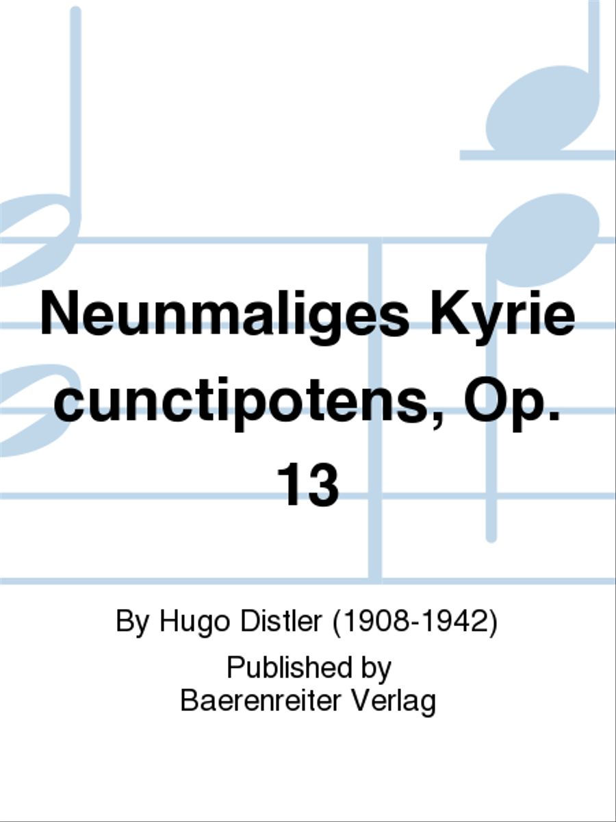 Neunmaliges Kyrie cunctipotens (