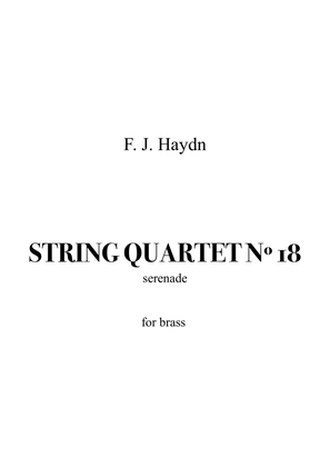 STRING QUARTET Nº 18 - Haydn
