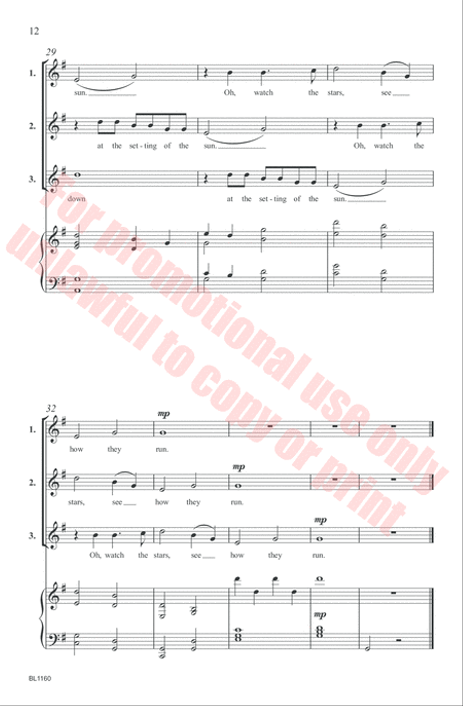 Round and Round: A Collection of Rounds for Emerging Choirs Choir scores gallery preview page 12