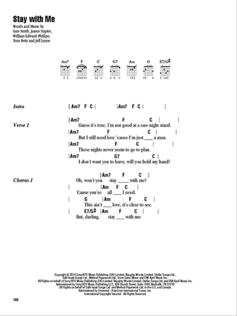 Guitar Chord/Lyric Song Anthology