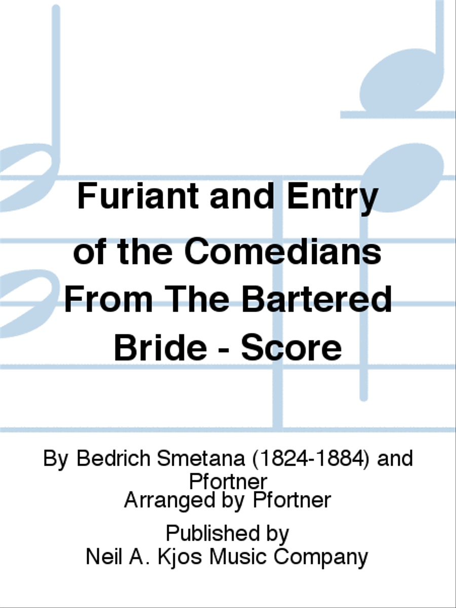 Furiant and Entry of the Comedians From The Bartered Bride - Score Full Orchestra scores gallery preview page 1