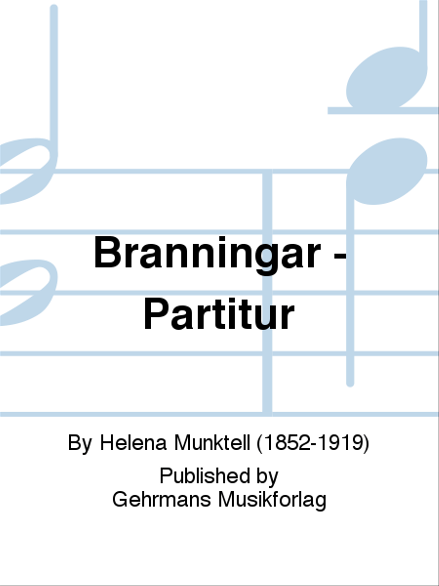 Branningar - Partitur Orchestra scores gallery preview page 1