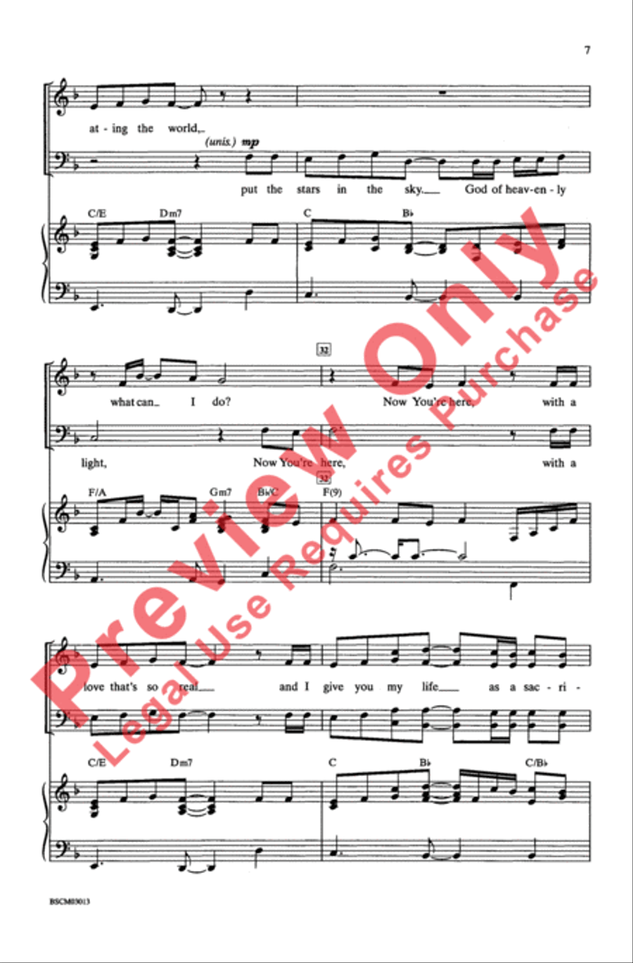 Who Am I - SATB 4-Part scores gallery preview page 7