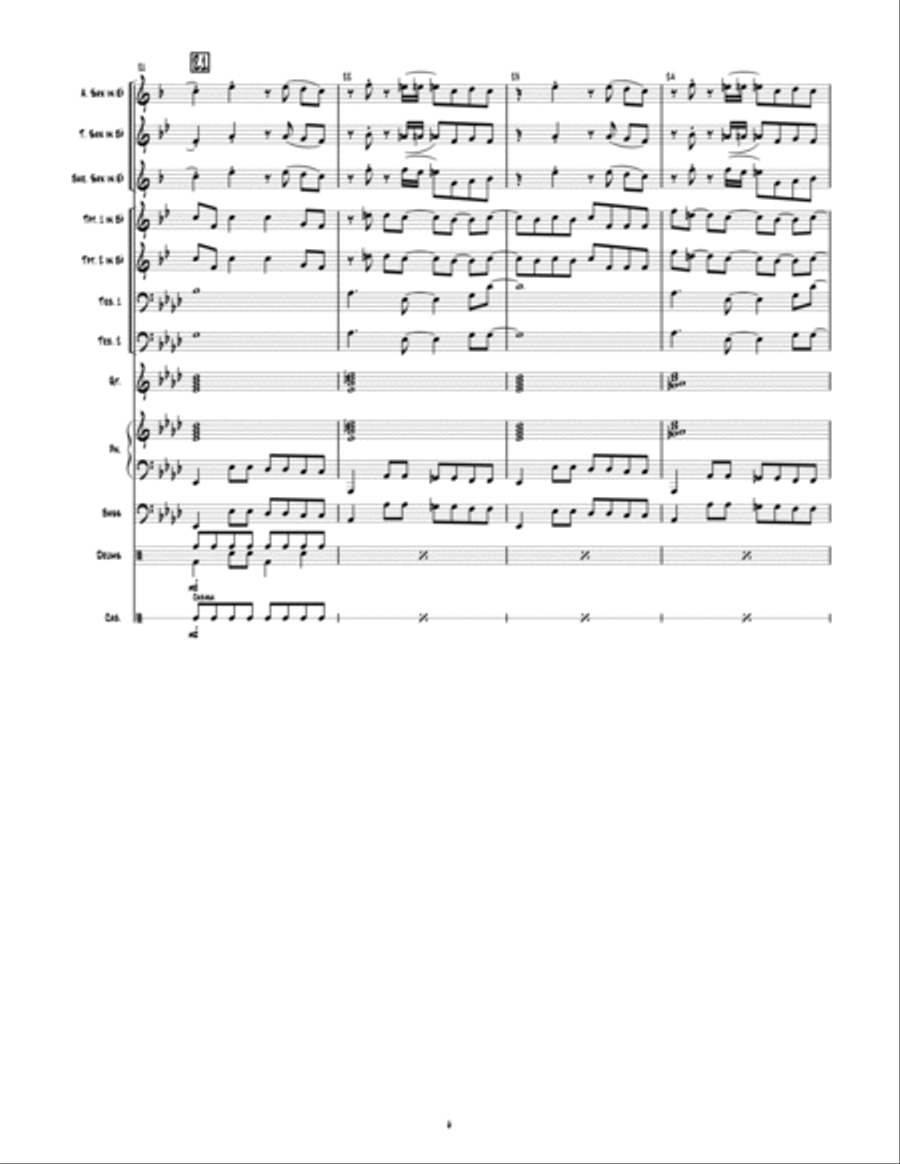 Pocket Chicken Jazz Ensemble scores gallery preview page 6