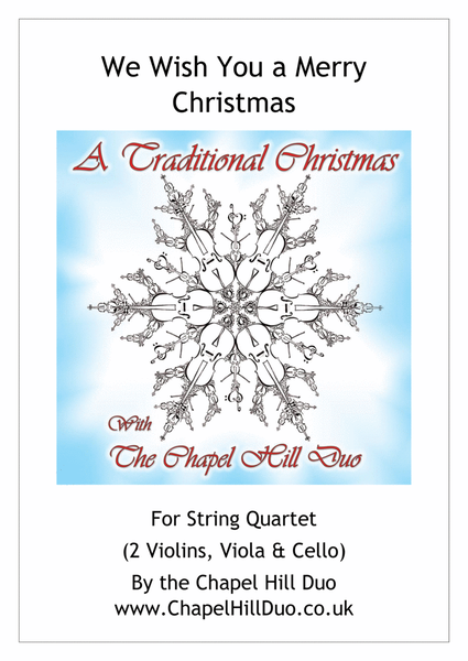 We Wish You a Merry Christmas for String Quartet - Full Length arrangement by the Chapel Hill Duo image number null