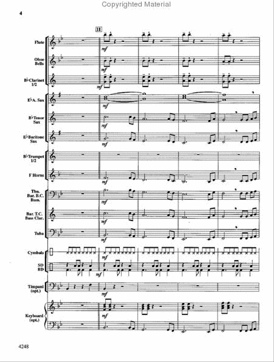 Hot Fudge Sundae Hot Fudge Sundae Concert Band scores gallery preview page 4