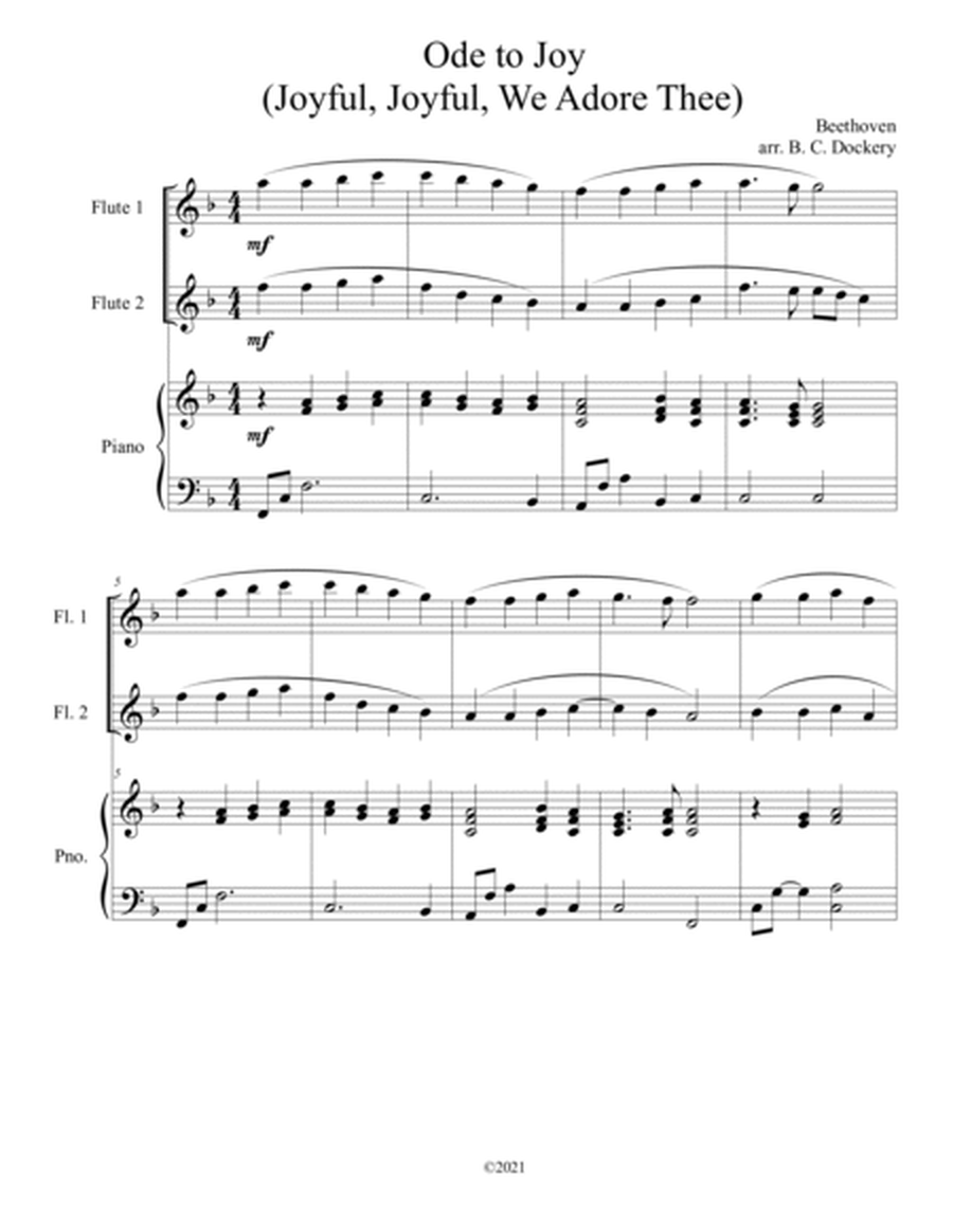 20 Easter Hymn Duets for 2 Flutes and Piano: Vols. 1 & 2 image number null