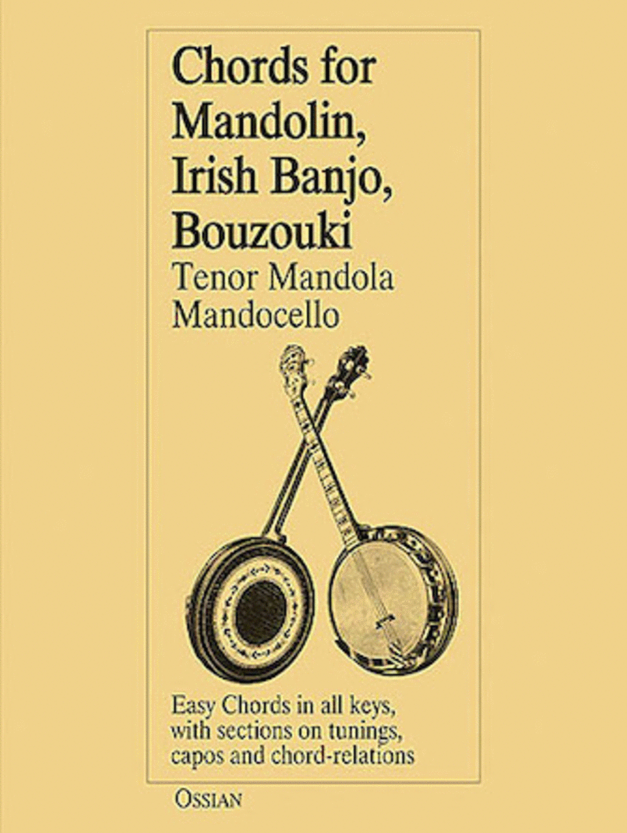 Chords for Mandolin. Irish Banjo, Bouzouki