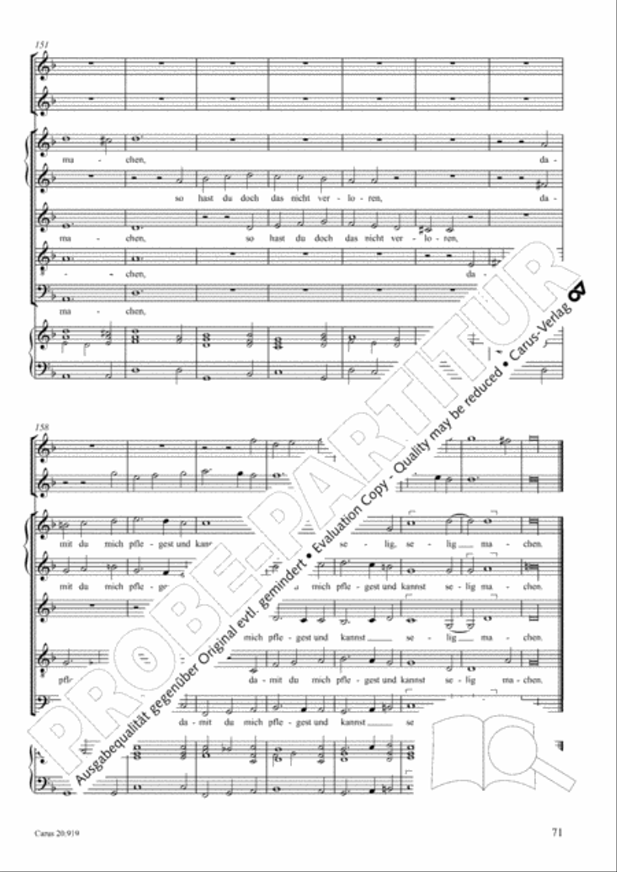 Opera varia I. Works with 1-7 parts (Complete edition, vol. 19) [Werke mit 1-7 obligaten Stimmen] Score scores gallery preview page 128