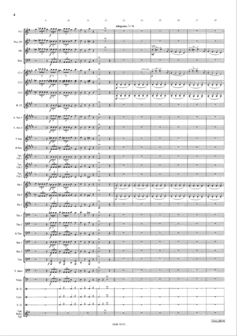 Die Fledermaus Overture Concert Band scores gallery preview page 5