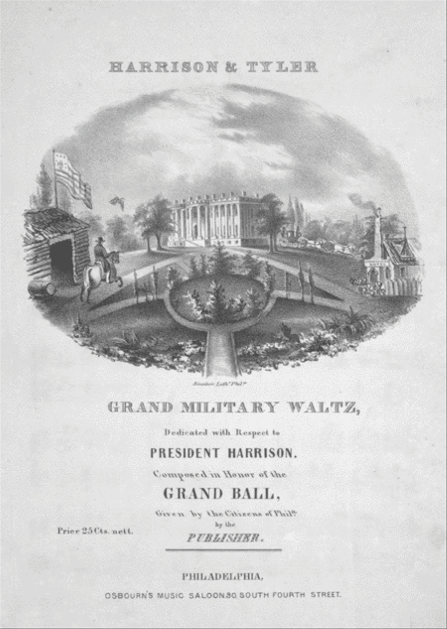 Harrison & Tyler Grand Military Waltz Piano Solo scores gallery preview page 1