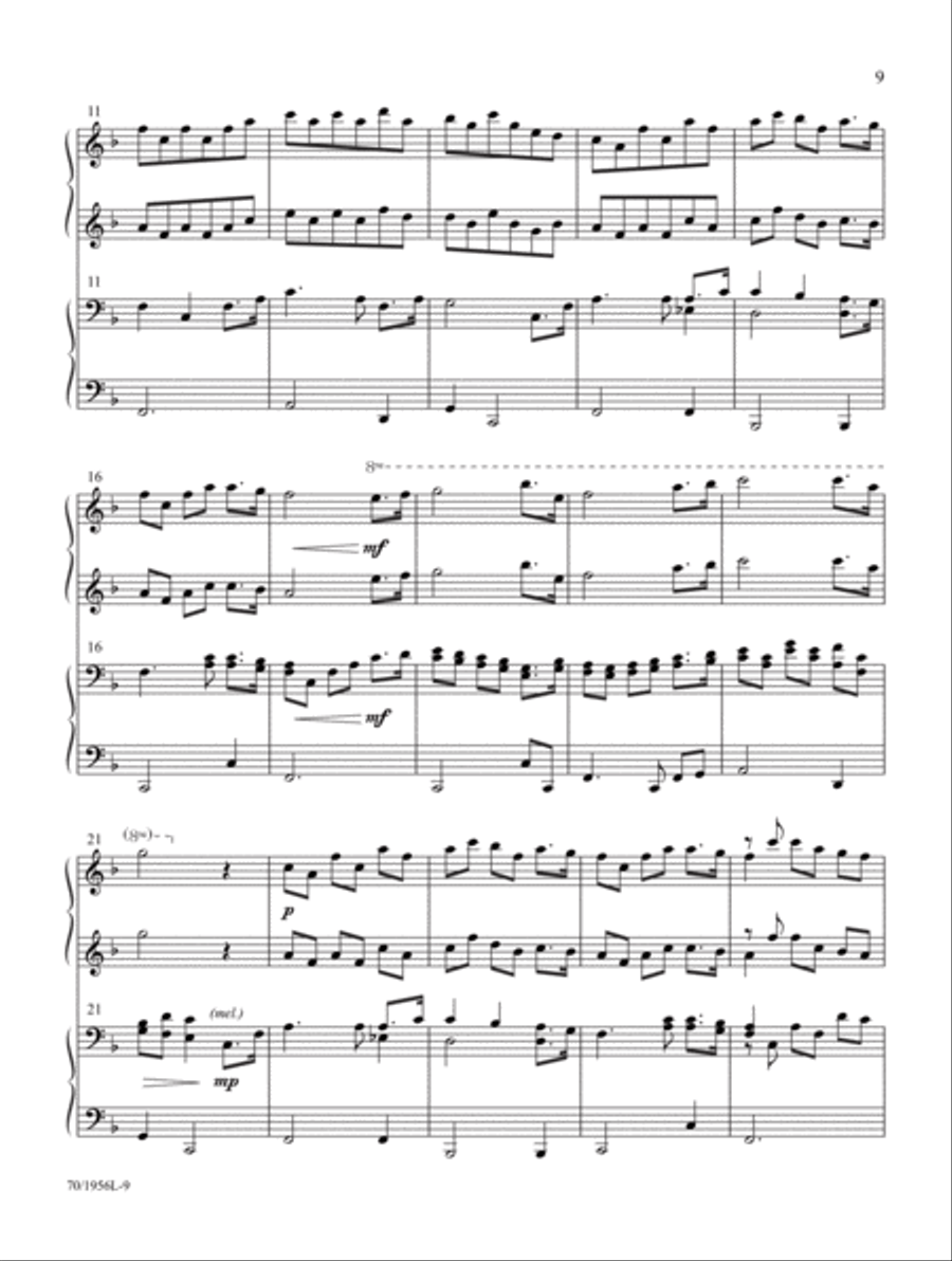 Praises and Prayers Praises and Prayers Piano Duet scores gallery preview page 7