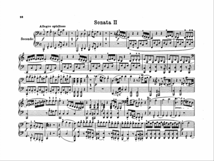 Clementi: Sonatas Clementi: Sonatas Piano Duet scores gallery preview page 1