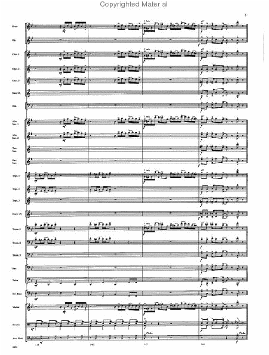 A Scott Joplin Retrospective Concert Band scores gallery preview page 30