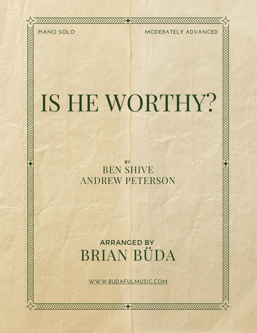 Is He Worthy? Piano Solo scores gallery preview page 1