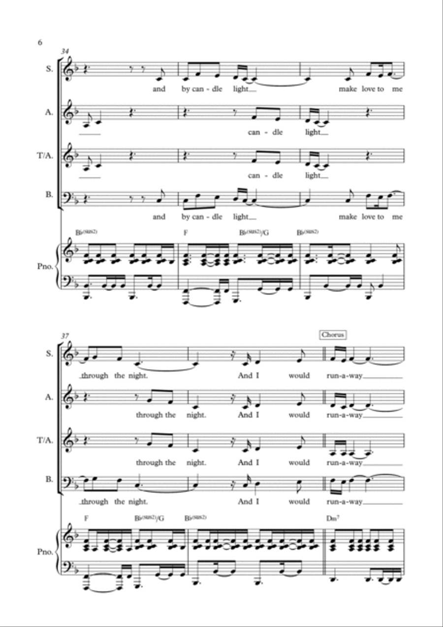 Runaway Choir scores gallery preview page 6