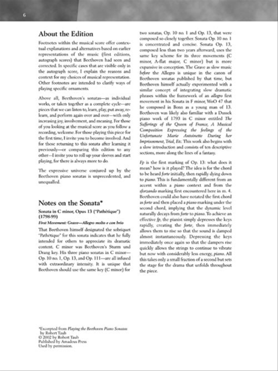 Beethoven – Sonata in C Minor, Opus 13 (“Pathétique”) Piano Solo scores gallery preview page 5