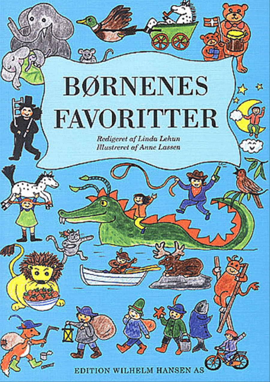 Linda Lehun: Bornenes Favoritter Piano, Vocal, Guitar scores gallery preview page 1