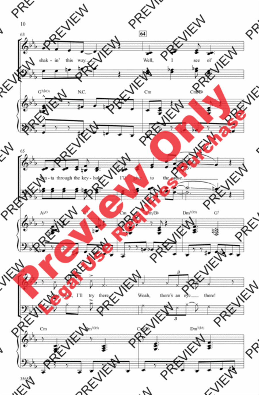 'Zat You, Santa Claus? 'Zat You, Santa Claus? 4-Part scores gallery preview page 10