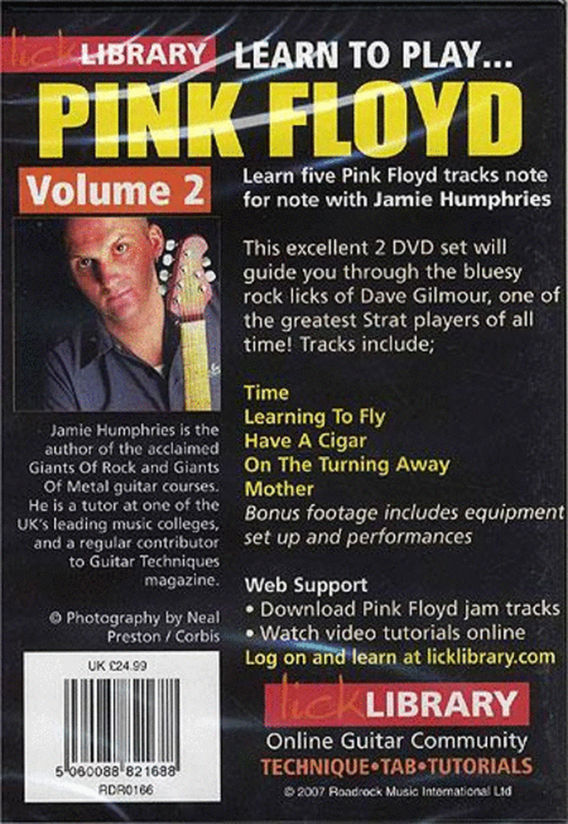 Learn To Play Pink Floyd Vol. 2 (2 DVD)