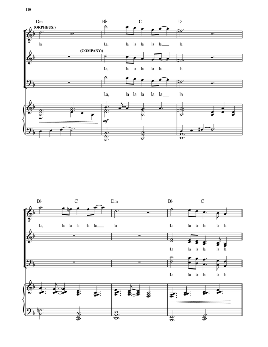Epic III (from Hadestown) Voice scores gallery preview page 6
