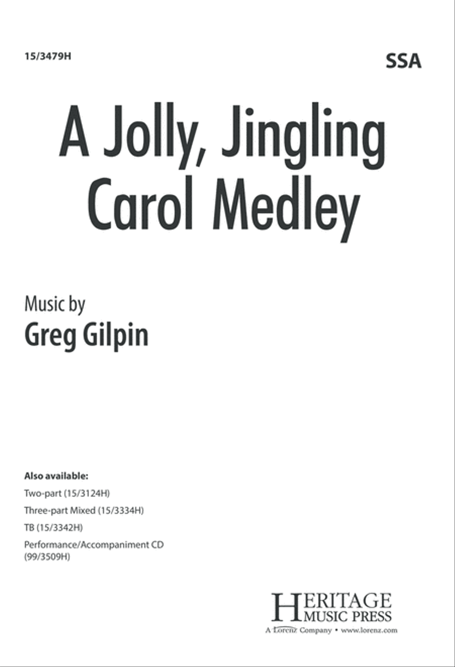 A Jolly, Jingling Carol Medley SSA scores gallery preview page 1