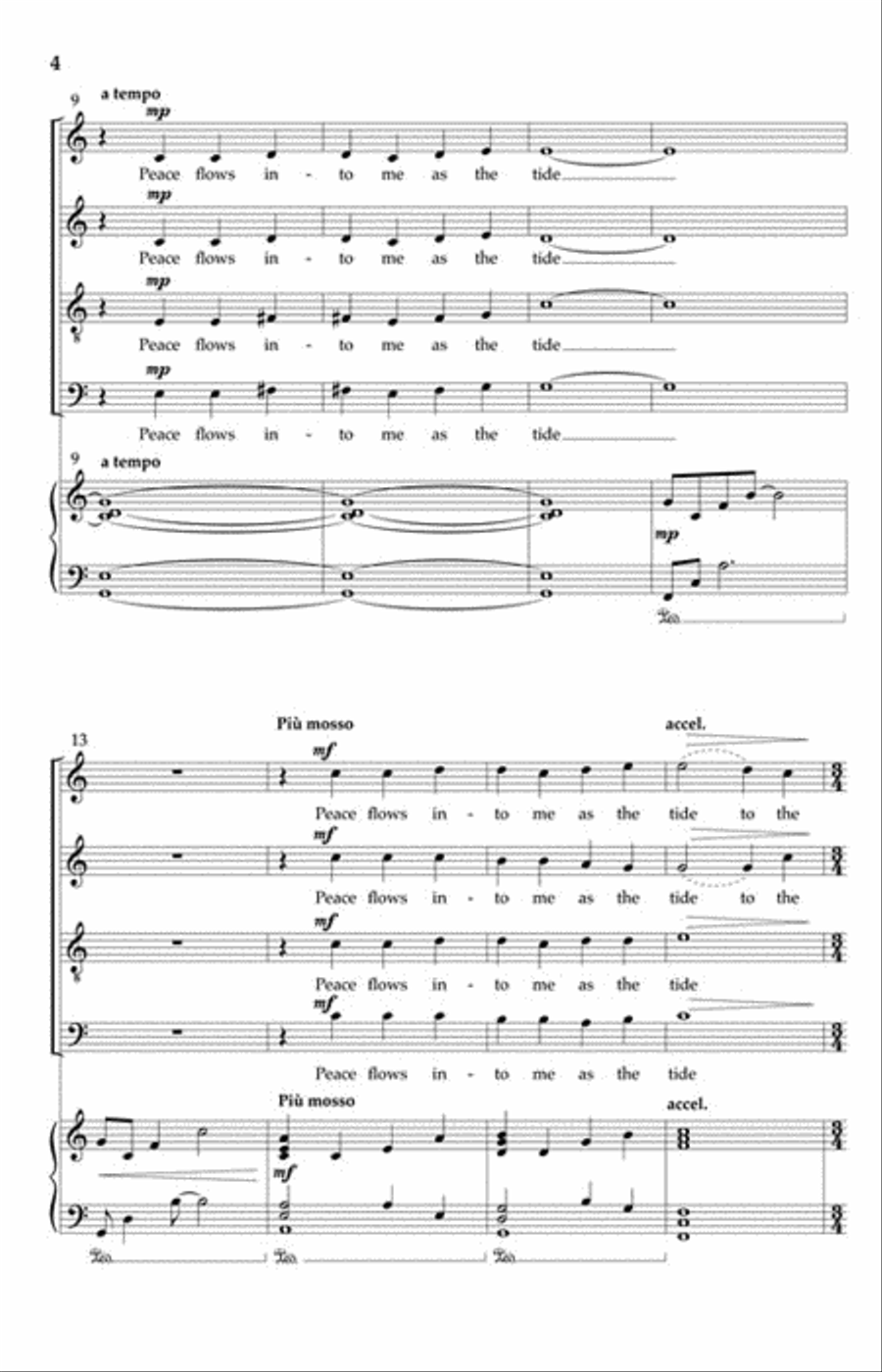 Give Me Your Stars to Hold 4-Part scores gallery preview page 3