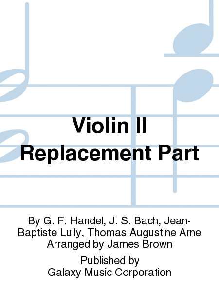 Baroque Album: Five Pieces by Various Composers (Violin II Replacement Pt)
