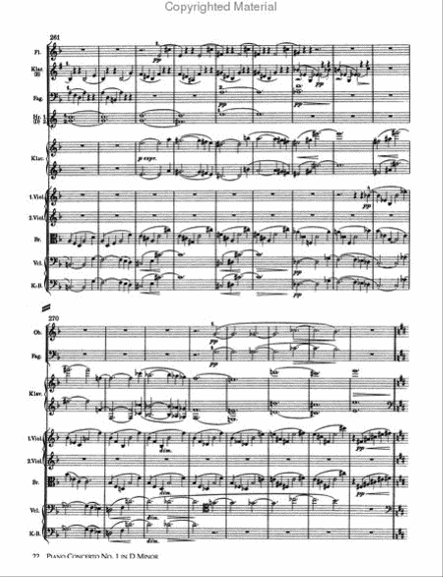 Piano Concertos Nos. 1 and 2 in Full Score Piano Solo scores gallery preview page 3