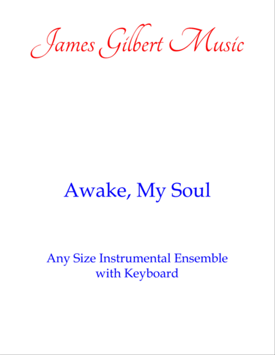 Awake My Soul (Any Size Church Orchestra Series) Large Ensemble scores gallery preview page 1