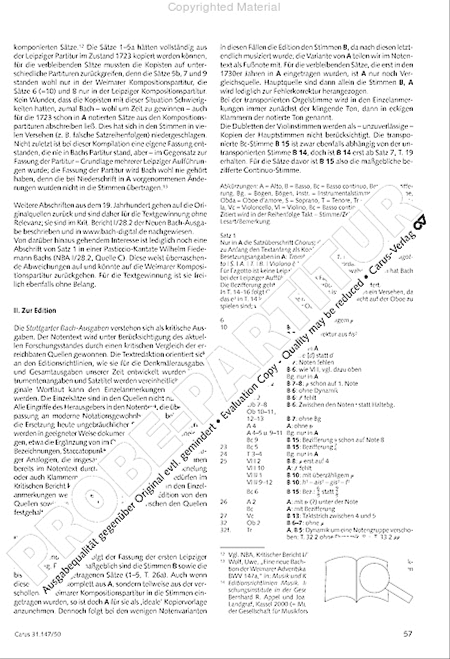 Heart and mouth and thought and action (Herz und Mund und Tat und Leben) (Herz und Mund und Tat und Leben) 4-Part scores gallery preview page 59