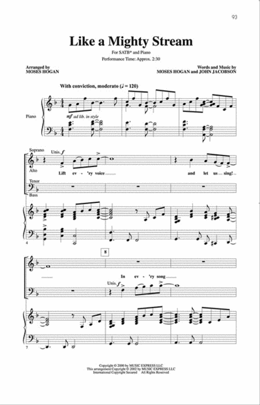 Feel the Spirit Volume II 4-Part scores gallery preview page 3