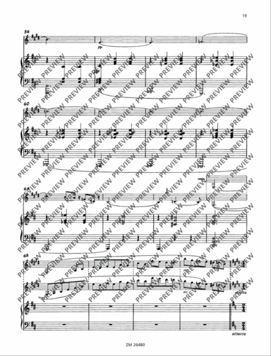 Sonata G minor ”Arpeggione Clarinet Solo scores gallery preview page 20