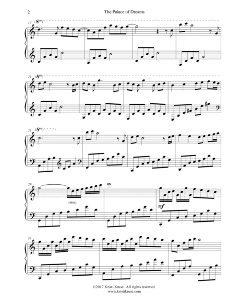 The Palace of Dreams The Palace of Dreams Part scores gallery preview page 2