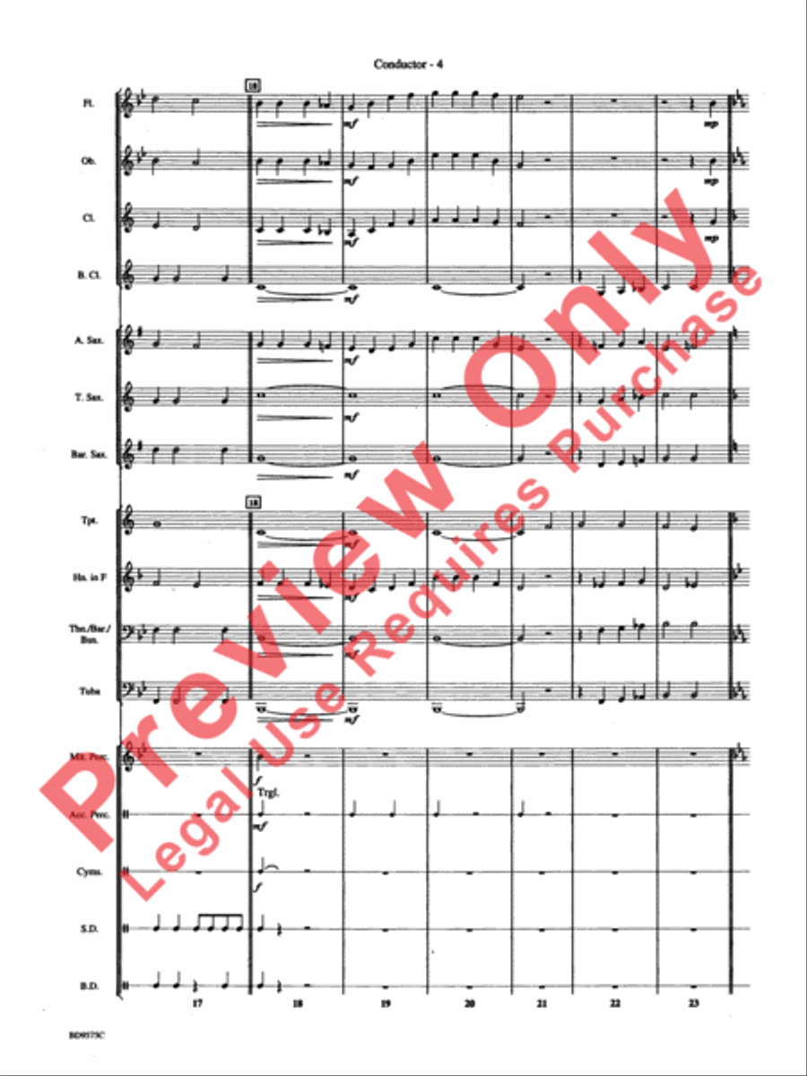 American Fantasy Concert Band scores gallery preview page 7