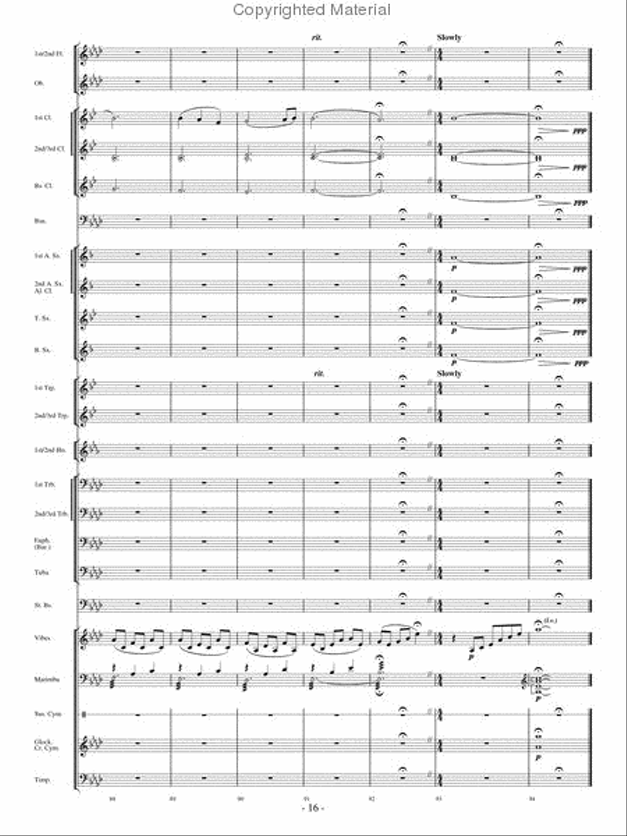 Heaven's Light Heaven's Light Concert Band scores gallery preview page 15
