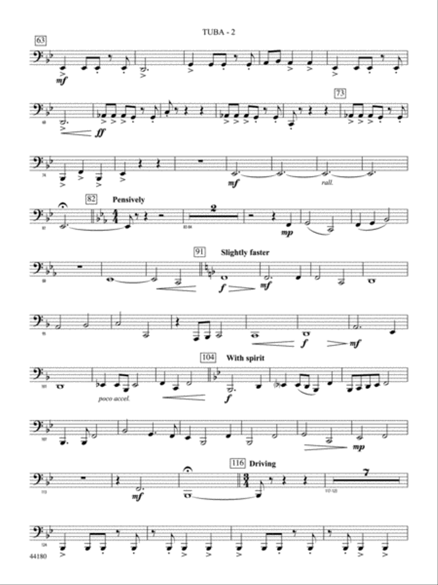 Workforce: Tuba Workforce: Tuba Concert Band scores gallery preview page 2