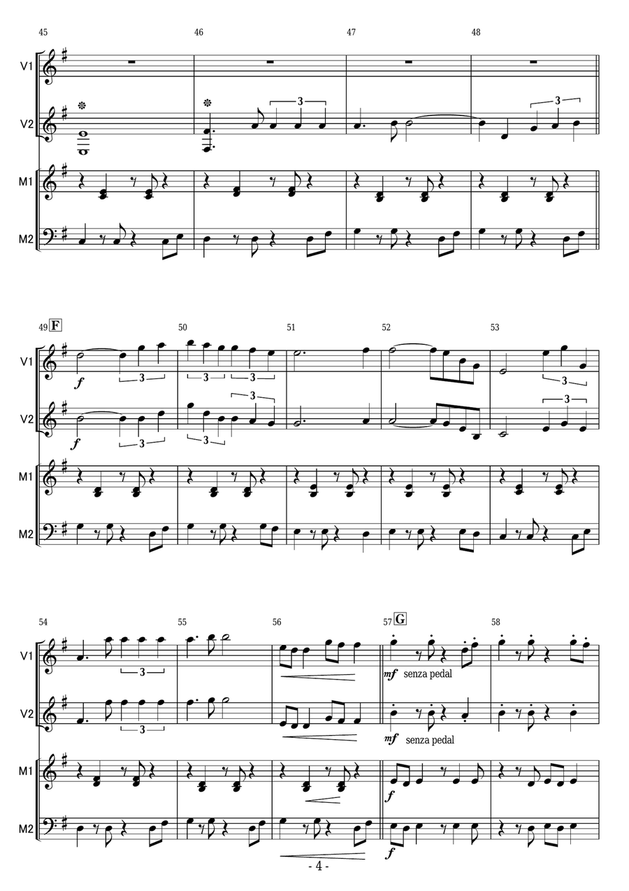 Stand By Me Marimba scores gallery preview page 4